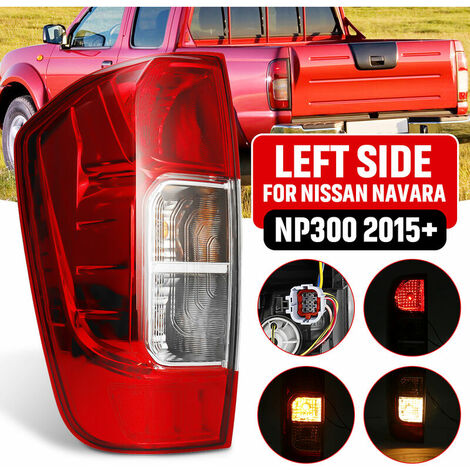 Tail light with bulb and wiring for Nissan Navara NP300 2016-2018 (left) (1/5)