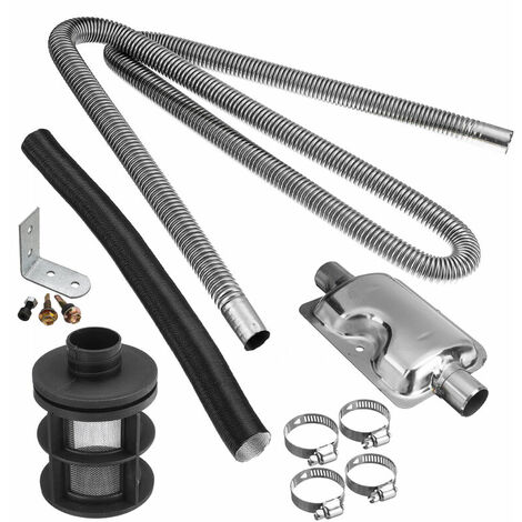 180cm Pipe + 24mm Exhaust Silencer + 25mm Air Filter Kit For Air Diesel (1/5)