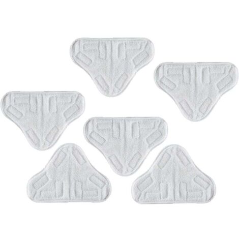 Set of 6 washable microfiber cloths for H2O H20 X5 steam mop (1/5)