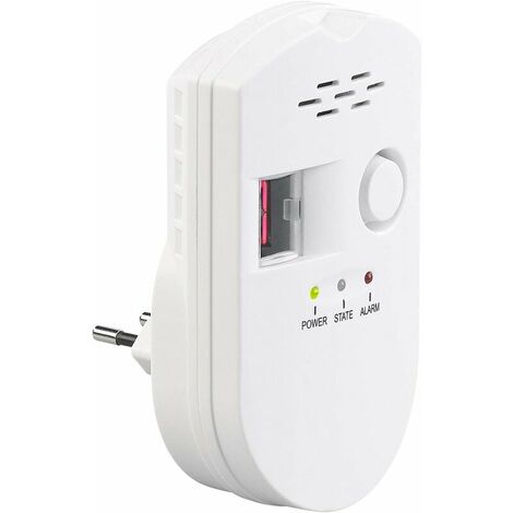 Natural gas detector: Plug-in Multi-gas detector for Natural gas and LPG, 85, for Carbon monoxide, Natural gas & LPG, 85 DB (gas sensor) (1/5)