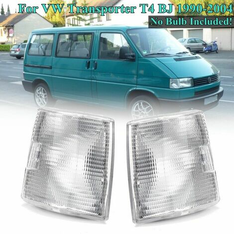 Pair 12V ABS Corner Light Indicator Signal Lamps No Bulb For VW Transporter T4 BJ 1990-2004 (1/5)
