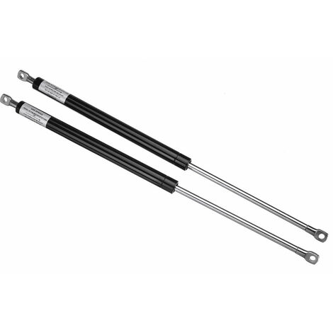 2PCS Stainless Steel Ottoman Bed Gas Struts Piston 1100N 540mm