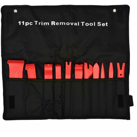 11 Pieces Trim Tools, Auto Accessories Door Car Dashboard Trim Removal Tool Installer Pry Tool with Storage Bag (1/4)