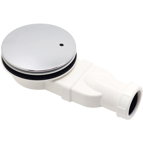 Bonde de Douche Extra-Plate Dôme ABS Blanc 726213002 (1/3)