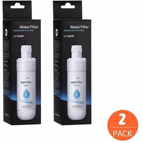 Lot de 2 filtres (LT1000P) Réfrigérateur, filtre à eau du réfrigérateur (1/5)