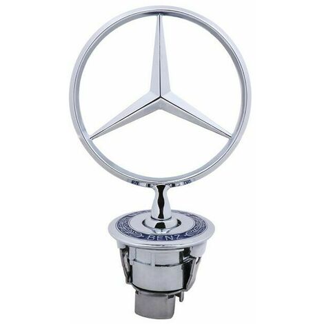 Insigne d'emblème de logo de capot de capot de Mercedes Benz pour W124 W202 W203 W208 W210/44mm