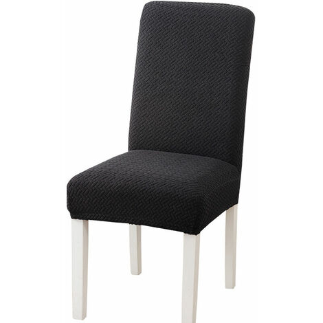 Dining Chair Cover, Universal Stretch Chair Cover Washable Chair Cover for Hotel, Restaurant Decor 9Black (1/4)