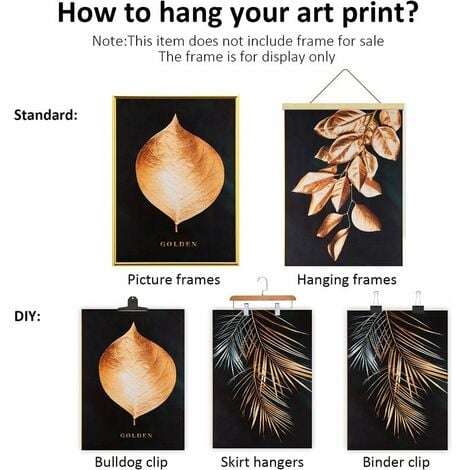 Wall Decoration Picture - Premium Poster Set for Home, Office, Living Room, Bedroom, Kitchen - Modern Style - Canvas Print - Unique Decoration - 30 x 40 cm - 3 Pieces - No Frame