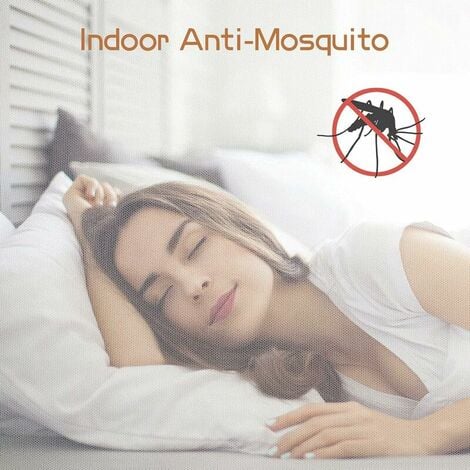 Mosquito Net for Single and Double Beds, Large Bed Mosquito Net, Indoor and Outdoor Canopy Mosquito Net, Carrying Bag, Quick and Easy Installation White 1.5 m x 2.2 m