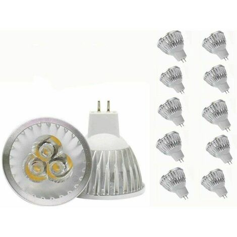 MR16 bulb Warm white MR16 bulb GU5.3 MR16 bulb 12V Spot bulb, suitable for recessed track landscape lighting, 20W halogen equivalent, 10 packs.- Specific bulb (1/5)
