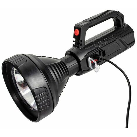Electric Flashlight Ultra-Long Standby Powerful LED Flashlight T6 Lanterna USB Rechargeable Portable Searchlight Hunting and Fishing Light as Power Bank and Accessories (1/5)