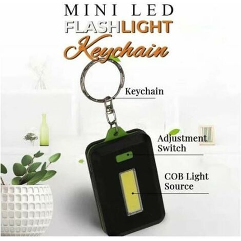 Mini LED Torch Keychain, Mini Keychain Light Key Light with Keyring ...