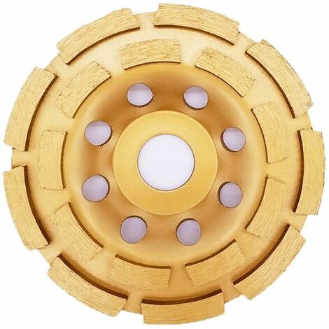 Diamond Grinding Wheel 115 x 22.2 mm - Diamond Grinding Wheel for Concrete, Granite, Stone, Marble, Stone, Masonry, Brick, Plaster, Waxed Concrete (1/4)