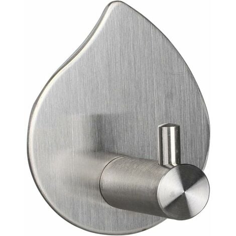 Towel Hook Self Adhesive Bathrobe Hook Towel Hook Stainless Steel Bathrobe for Kitchen Bathroom Living Room Hanging Towels Clothes & Toiletries
