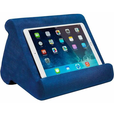 Pillow Pad Multi-Angle Soft Tablet Stand, Blue (1/5)