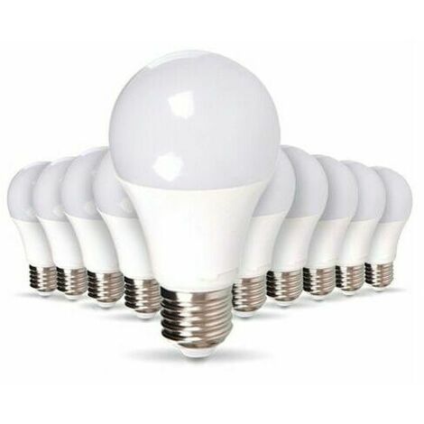 E27 LED bulb Set of 10 E27 11W LED bulbs Eq 75W Natural white (1/5)