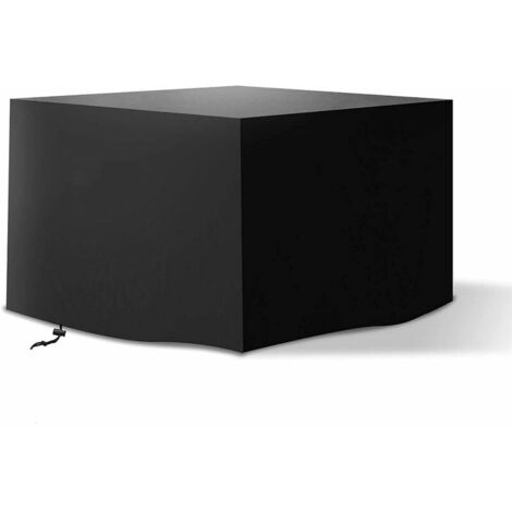 Outdoor Furniture Cover, Protective Cover for Outdoor Furniture, Rectangular Seating Sets, Garden Tables and Furniture Sets, Waterproof, Breathable Oxford 126 126 74cm (1/4)
