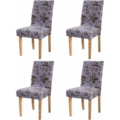 4PCS Stretch Removable Washable Dining Room Chair Protector Slipcovers/Home Decor Dining Room Seat Cover Multiple Styles 4 (1/5)