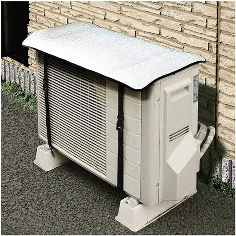 Outdoor Air Conditioning Heat Pump Cover Sunshade 5mm Thick Anti UV Aluminum Foil Waterproof Dustproof with