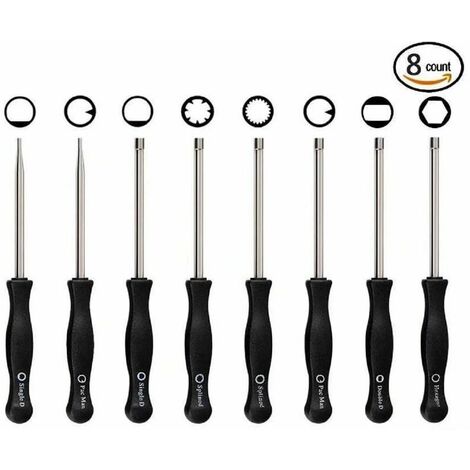 8 Pcs Carburetor Adjustment Screwdriver Carburetor Screwdriver Engine Cleaning Repair Fits Most 2 Cycle Engines (1/5)
