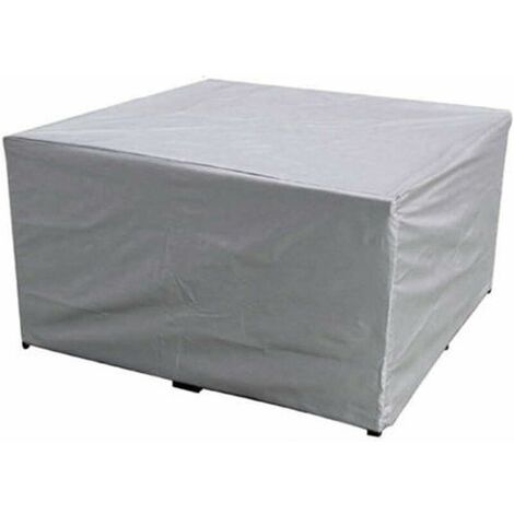Garden Furniture Cover, Rectangular/Square Polyester Waterproof Dustproof Anti-UV Heavy Duty Chair Table Cover for Outdoor Patio Sofa Protective(size:115 X 115 X 70cm) (1/5)