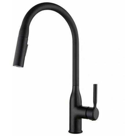 Kitchen Mixer Sink Taps, Kitchen Taps with Pull Out Spray 360° Swivel Single Lever, Kitchen Sink Tap High Arc Flexible Spout, Hot and Cold Kitchen Mixer Tap with Magnetic Docking 2 Spray Modes