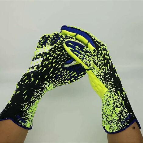 Professional Heated Motorcycle Gloves, Latex Goalkeeper Gloves, Thicken Football Goalkeeper Gloves, Professional Football Goalkeeper Gloves (Color: Rose Red, Size: