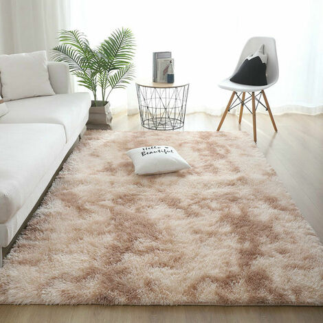 Rug Bedroom Shaggy Area Rug For Living Room Large Floor Mat For Hallway Soft Fluffy Shag Rug Non-Slip Indoor Fluffy Rug For Living Room Bedroom Kids (light curry, 60 160 cm) (1/5)
