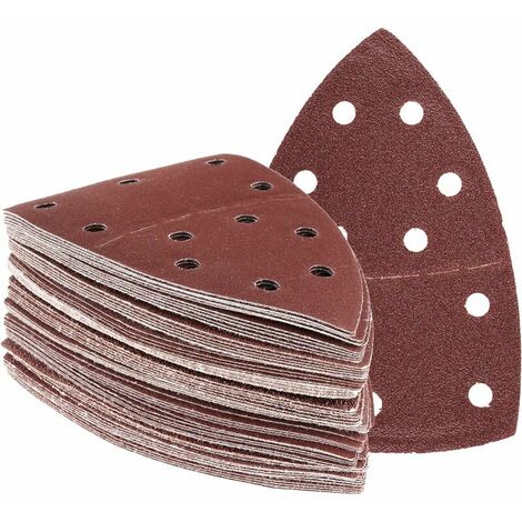 30 Sheets Multi-Purpose Sander Sandpaper 105 x 152 mm - Mixed Grit 30 Grit 400 Sandpaper (1/4)