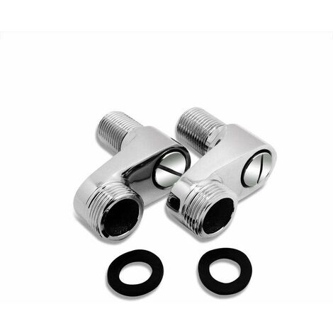 2-Pack Tub Faucet Adapters, Swivel Arm, Adjustable, 1.9cm, 1.27cm, Claw Shower Faucet, Bathroom Mixer Accessories, Solid Brass