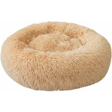 Cat Bed Dog Bed Round Soft Pet Bed Donut Dog Bed Nest Deep Sleep Pet Thick Mattress Dog Bed Suitable for Cat Puppies Kitten Small Pets --- 60CM