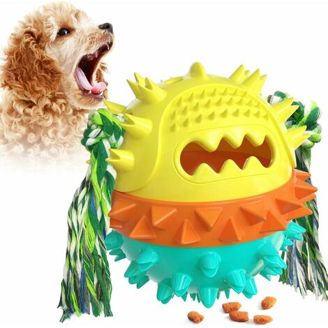 Dog Chew Toy, Puzzle Dog Toys, Dog Bite Toy, Bite Resistant Rubber Teeth Cleaning Stick for All Dogs-A (1/5)