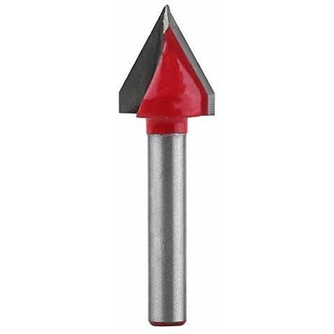 1Pc 3D Tungsten Steel Woodworking CNC Router Bit Sharp V-Groove Cutting Tool End Mill 60/90/120/150 Degree 6mm Shaft (6 16mm 60 °) (1/5)