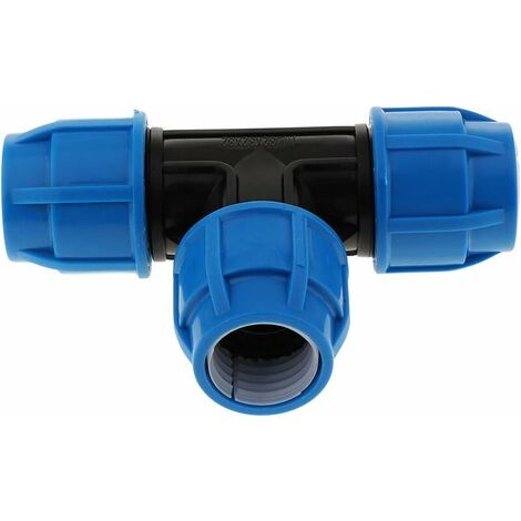 Garden Hose Tee Connector Plastic Coupling Fitting Garden Hose Coupler Hose Connector - 32mm