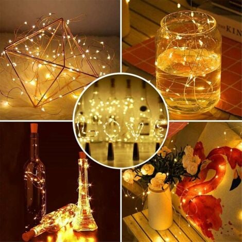 Solar Fairy Lights Outdoor Waterproof, 20LED Solar Garden Lights, 8 Mode 5M  Indoor/Outdoor Solar String Lights for Garden Patio Yard Home Christmas Parties Wedding(Multi-Coloured)