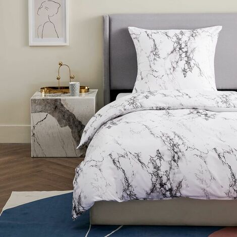 Gray & Beige Bed Linen Branch Pattern Duvet Cover Super Soft Breathable Microfiber Bed Linen 1 Duvet Cover (220240CM) + 2 Pillowcases (5166cm) (1/5)