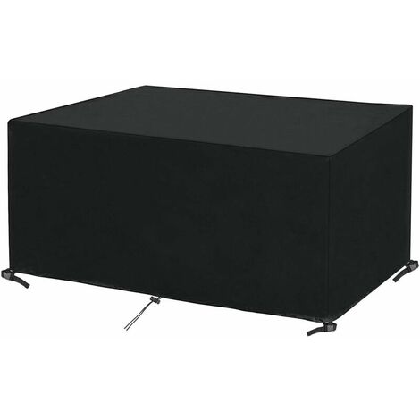 Rectangular Garden Furniture Cover, Garden Table Cover Made of Waterproof and Winter-Resistant Oxford Fabric, Tarpaulin Protective Cover for Garden Tables (170 x 94 x 70 cm) (1/5)