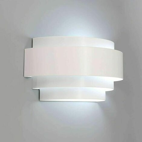 Modern 7W Up and Down Wall Light, Hardwired LED Wall Light, Indoor for Bedroom Hallway, Cool White, 6000K Living Room and Entryway Wall Light