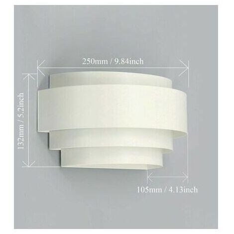 Modern 7W Up and Down Wall Light, Hardwired LED Wall Light, Indoor for Bedroom Hallway, Cool White, 6000K Living Room and Entryway Wall Light