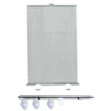 Non-porous balcony awning bedroom thermal insulation blackout curtain, [silver laser] width 58 retractable height 125cm (1/5)