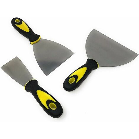 Putty Knives - Stainless Steel Spatula Set - Plastering Knife - Plasterer Spatula - 3 Piece Set - 3 Measurements (1/5)