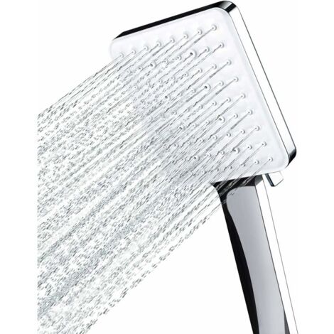 Shower Head,  High Pressure Shower Heads with 6 Sprays, Power Shower Head Only, Universal Water Saving Large Shower Head (1/5)