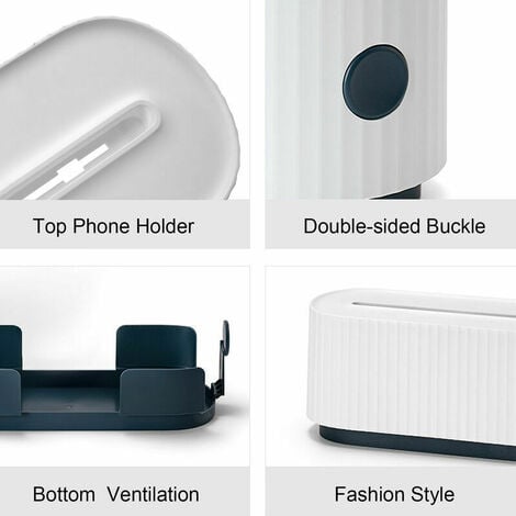 Other Storage Energy Storage Box Ventilated Heat Dissipation Large Capacity Socket Wire Storage Box, Pink