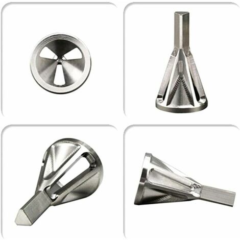 External deburring stainless steel drill chamfer to remove damage pullers Silver Fits size 8-32 bolts