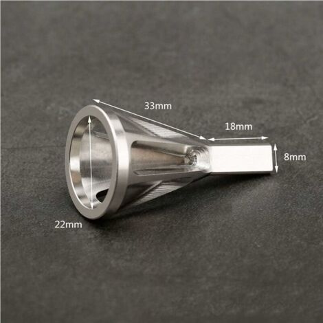External deburring stainless steel drill chamfer to remove damage pullers Silver Fits size 8-32 bolts