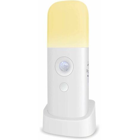 Children's Night Light, Motion Sensor Lamp, Adjustable Brightness, Portable, Rechargeable, for Bedroom, Children's Room, and Living Room (1-PACK) (1/5)