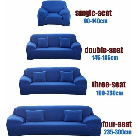 Stretch Sofa Cover Stretch Sofa and Armchair Cover for Living Room 1-Seat 90-140cm