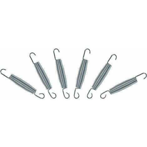 Set of 6 Trampoline Springs Outdoor and Garden Games 8FT-244cm 10FT-305cm 12FT-366cm 13FT-400cm 14FT-427cm - 28 Turns - 147 mm (1/5)