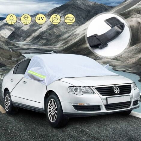 Mengine Car Windscreen Cover, Snow UV Ice Protection Car Windshield Cover With 9 Hidden Magnets - View #11