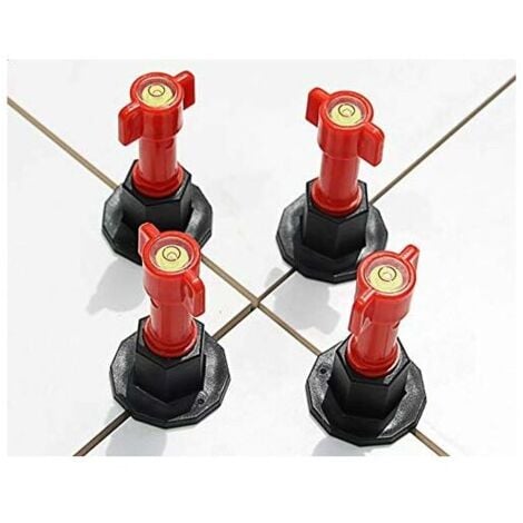 100 Pack Replaceable Needle Tile Leveling Tools for Building Reusable Ceramic Floors, Walls, Tiles